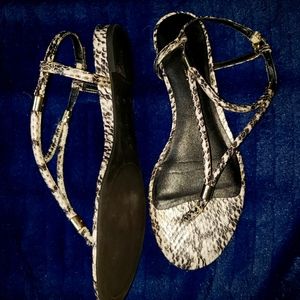 Nine West T-Strap Flat Sandal